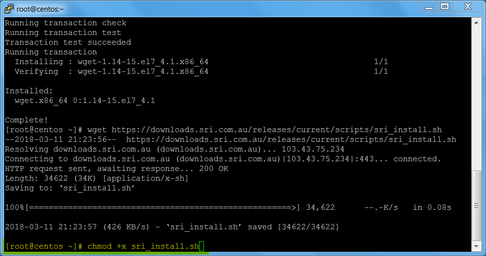 Sri Installation Script6